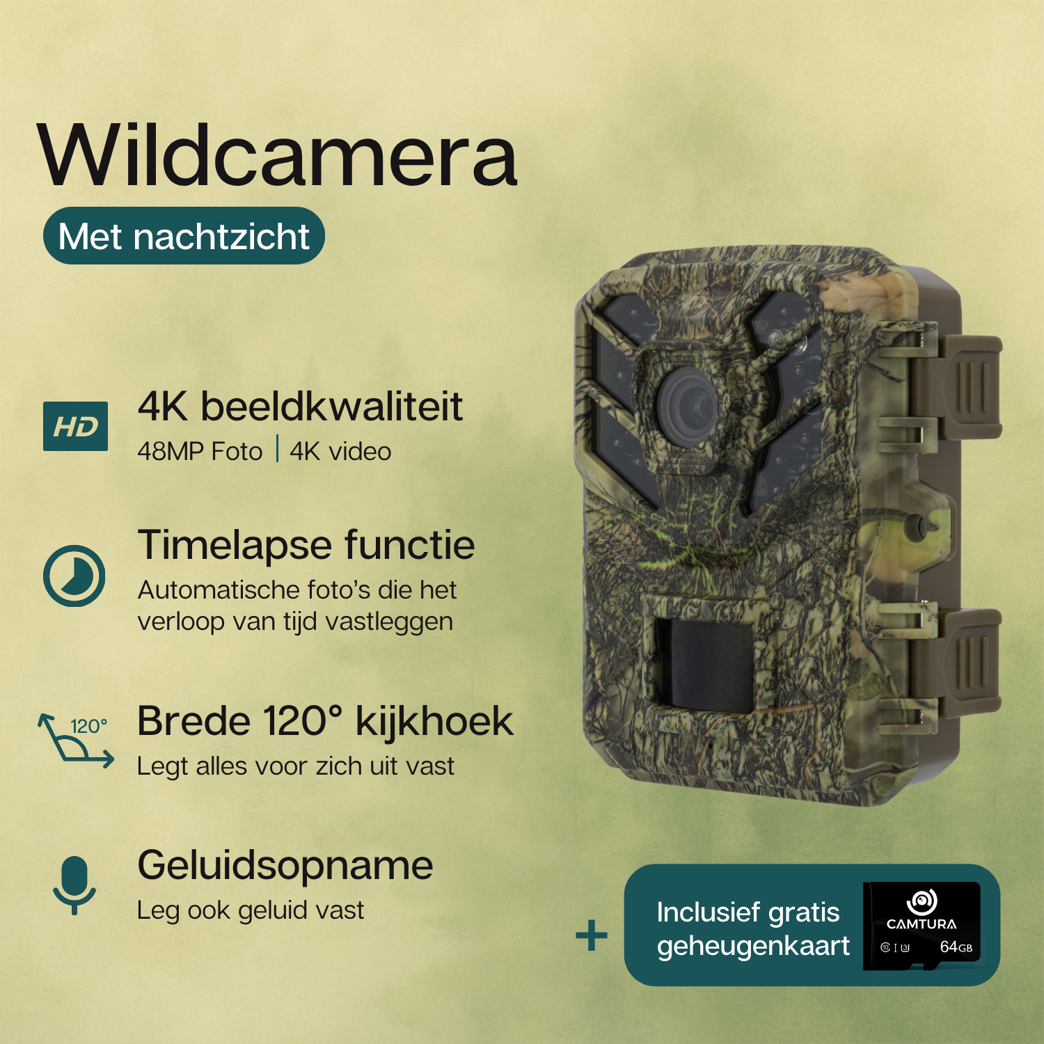 Voordelen van camtura wildcamera met nachtzicht