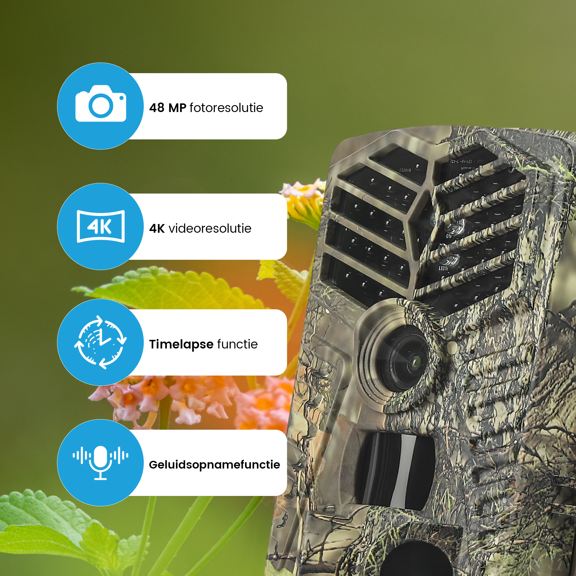 Camtura Wildcamera met WiFi