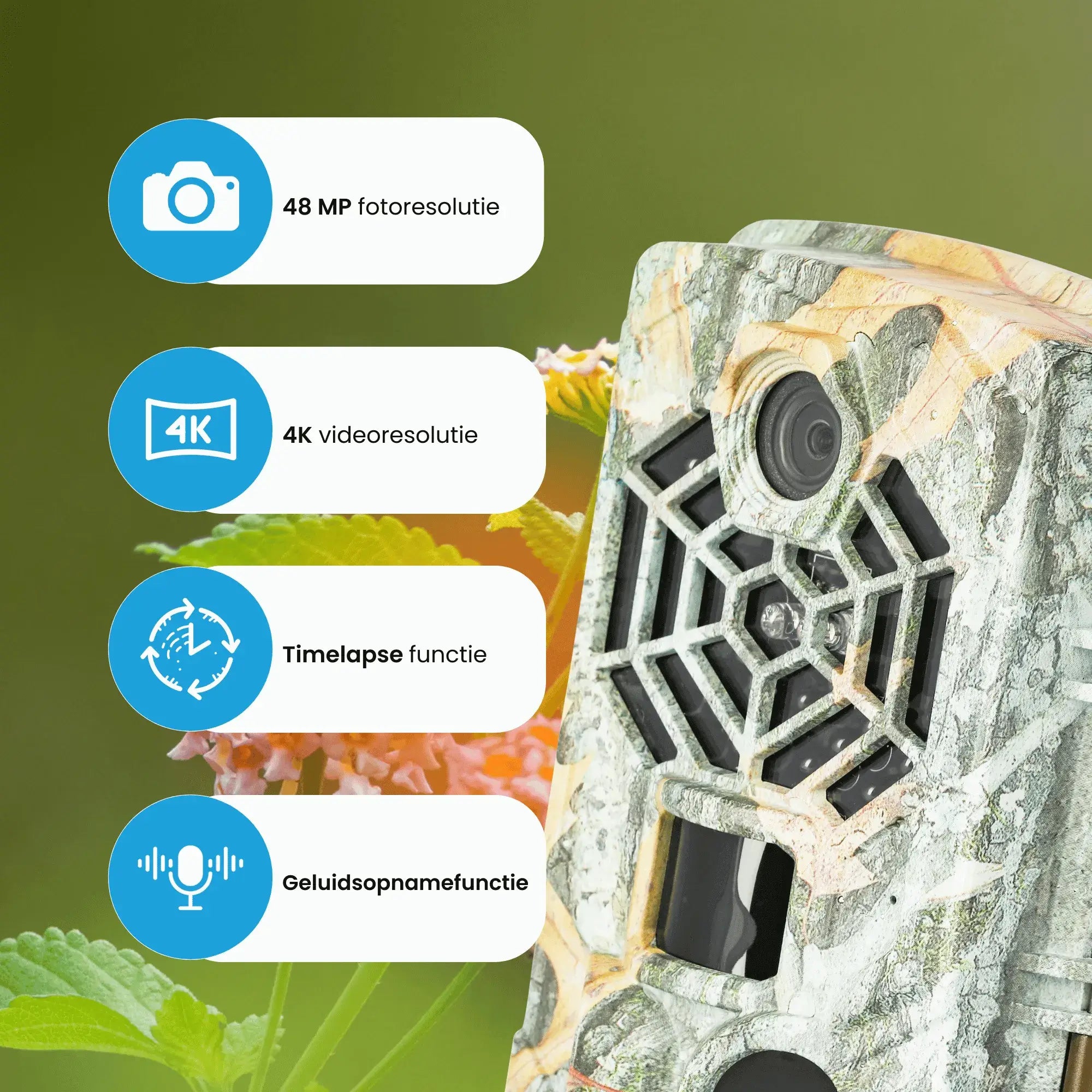 Voordelen van wildcamera met wifi grijs