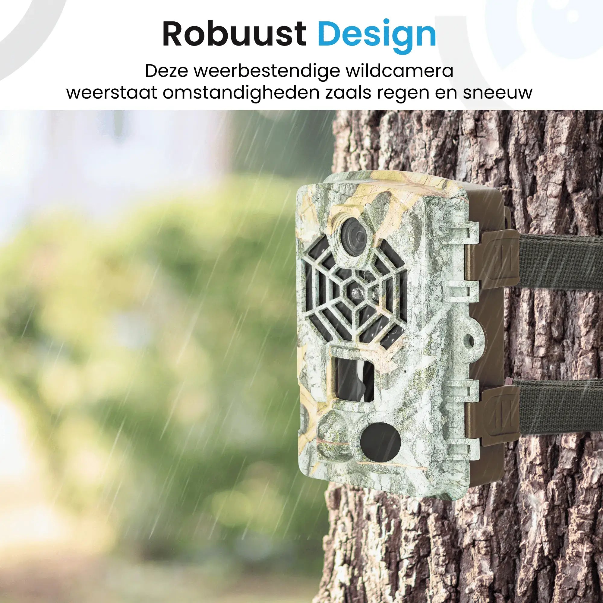 Weerbestendigheid van wildcamera met wifi grijs