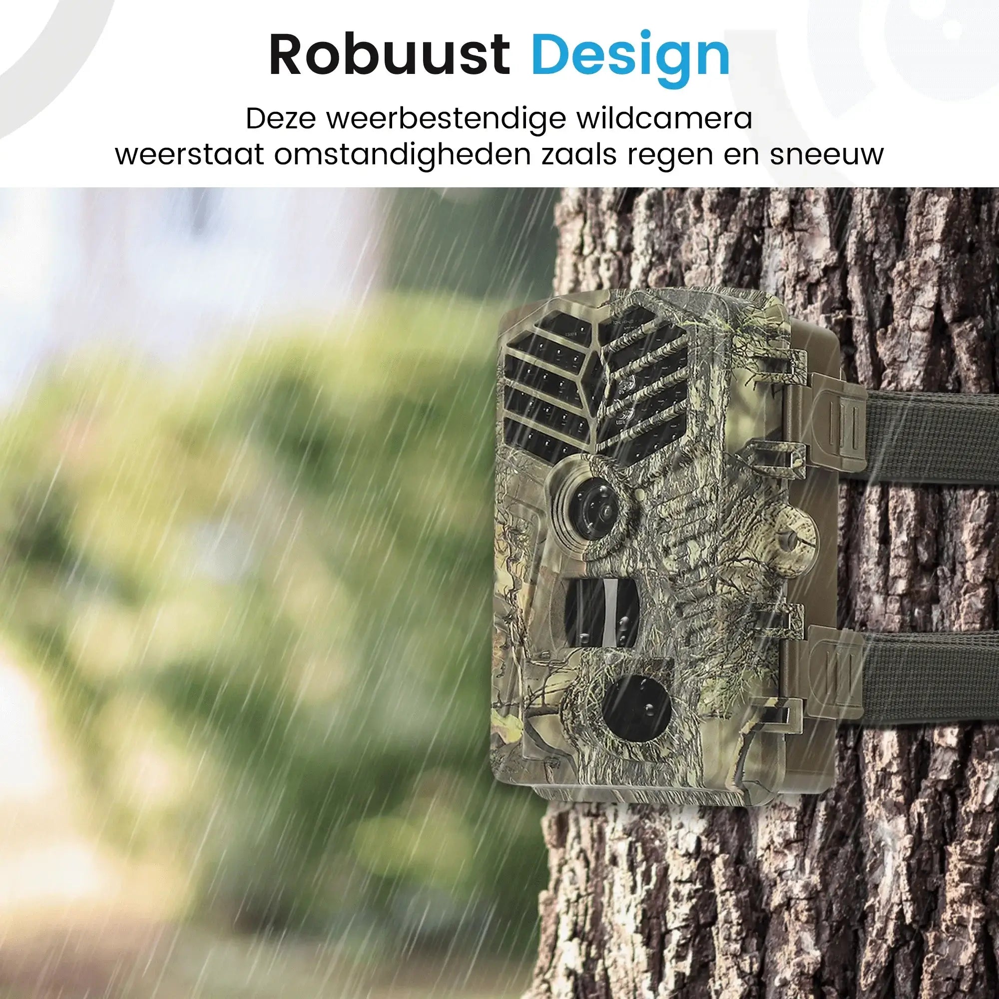 Weerbestendigheid van wildcamera met wifi pro